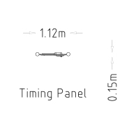Panneau d'éveil Timing Panel réf-8094366 - HAGS - Chronomètre d'extérieur manuel pour aire de jeux_2