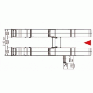R44ctltnw pont elevateur hydraulique ciseaux 4.4 tonnes version posee avec geometrie_2