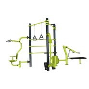 Station Combo 3-10 - barre poignée, TRX, espalier, pull, chest press, leg press_2