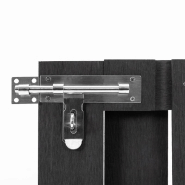 Vidaxl portillon wpc 100x60 cm gris 49081_2