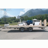 Remorque Louault modèle porte-engins de 2003