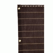 Brise-vue décoratif Havana - 85% occultant - indémaillable - traité anti-UV - 1,5 x 5 m - brun_2