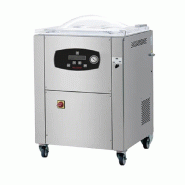 Machine Sous-vide à Cloche 2x 650 mm 40m3 sur Socle - Prestige+ | Delcoupe - Avec injection gaz_2