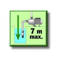 Pompe à eau électrique auto-amorçante - 970 w - inox  - 306132_2