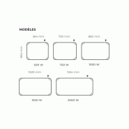 R21 Radiateur petite-enfance digital 2000W Blanc - Intuis - M127117_2