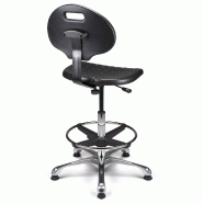 Siège technique polyuréthane avec repose-pieds So Sassari - Paire d'accoudoirs réglables sur 3 axes, Sans_2