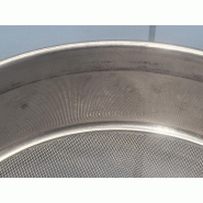Tamis de test en acier inox SAULAS 200x50mm - 630 µm_2
