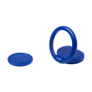 Support pour téléphone portable - plastique rond auto-adhésif avec jeton chariot - couleur bleue - 4g_2