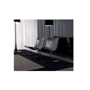 Fauteuil Narni - design en cuir pleine fleur verni avec structure en acier verni ou chromé_2