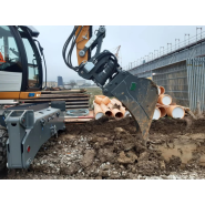 Godet de tranchée Egli - angle 15° pour construction de canalisations - 1.5 à 40 t_2