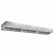 Hottes caisson inox statiques sans moteur - Profondeur 1400 mm - 6000_2