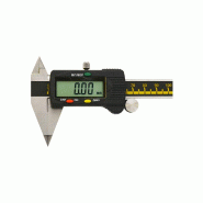 Pied à coulisse digital à becs fins - becs à pointes, jauge de profondeur et conversion mm/inch_2