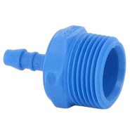 Raccord annelé - Droit - M 3/4