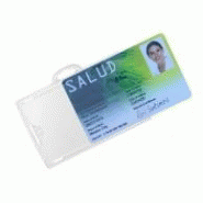 42 porte-badges rigides en polycarbonate anti-UV - finition cristal/dépoli - Made in France_2