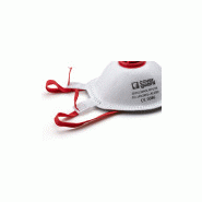 Masque ffp3 anti poussieres jetable couleur rouge boite de 10_2