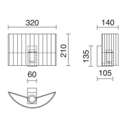 Plafonnier LED Vorada - abat-jour ruban enveloppant noir - diamètre 600 mm, 25W, 3540 lumens, 3000K_2