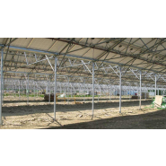 Serre photovoltaïque à faîtage droit et double pente - Multisunart_2