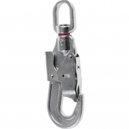 Système antichute à rappel automatique - Maxibloc AN10010T2 avec câble acier galvanisé Ø 4 mm et absorbeur d'énergie intégré_2