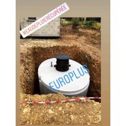 Cuve béton eau de pluie stockage et rétention d'eau