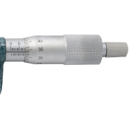 Mitutoyo® - Micromètre d'extérieur 25-50 mm - modèle d'atelier à cliquet avec dispositif de blocage - Référence 103-138_2