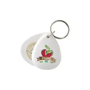 Porte-clés jetons Goutte - PVC haute qualité - 5 x 4 x 1 cm_2