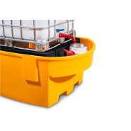 Bac de rétention base-line en polyéthylène pour 1 cuve de 1000L - 1250L de rétention - transportable par transpalette - 267503w_2