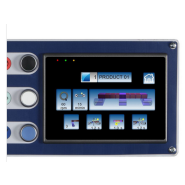 Filmeuse horizontale Compacta SPG - Banderolage automatique pour produits longs - Convoyeur motorisé antidérapant - Écran tactile - Pince et coupe automatique_2