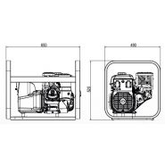 Groupe électrogène portatif Ge 5000 HBM - Mosa - Moteur Honda - 50 Hz - 4 kVA (3.6 kW)_2