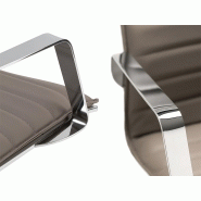 Fauteuil de bureau Serenity - Structure en acier chromé - Simili-cuir et mécanisme basculant_2