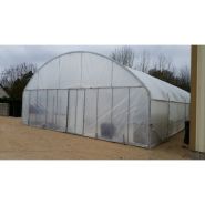 Serre maraîchère 8 m avec hauteur au faîtage de 3,95 m