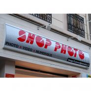 Cléopâtre - panneau d'enseigne murale galbée - dediservices - 2(l) x 0,60(h) m_2