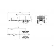 Bmf 9t1 remorque forestière - bmf - 9000 kg_2