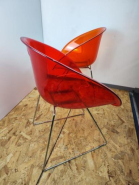 Chaise pour salle à manger Pedrali Gliss 921 d'occasion - métal et polycarbonate - plusieurs couleurs disponibles_2