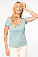 T-shirt écoresponsable slub femme - 100% coton biologique - Réf: NS329_2