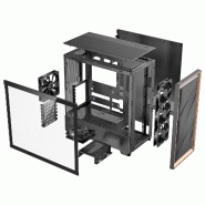 Antec flux boîtier pc midi tower gaming atx, noir_2