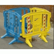 Barrière de chantier REPER - Urbaine polyvalente - Légère et personnalisable - L=1,25m - H=1m - Polypropylène - 7kg_2