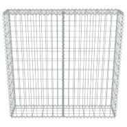 Vidaxl mur à gabion avec couvercles acier galvanisé 100x20x100 cm 143578_2