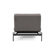 Fauteuil convertible design SPLITBACK - Innovation Living - Mixed Dance Grey - Couchage 90x115 cm - Pieds en acier noir mat_2