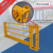 Portillon coulissant industriel pour mezzanine_2