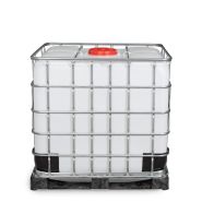 266168w - Cuve IBC produits dangereux - 1000 litres - Palette PE - Ouverture DN 225 - Sortie DN 50 - Certification UN 31HA1/Y_2