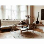 Banquette convertible Fresh - Pin massif - Coloris beige - Couchage 140x200 cm - Marque Karup_2