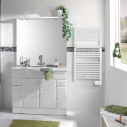 Radiateur sèche-serviettes électrique 2012 digital étroit 500W blanc - Atlantic - 831412_2