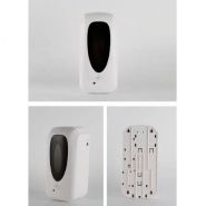 Totem distributeur de gel hydroalcoolique - adzeo sas - dimensions : 400 × 500 × 1500 mm - 100% dibond (alu)_2