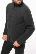 Veste micropolaire zippée manches raglan homme - Kariban - Réf: K917 - 100% polyester antiboulochage_2