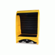 Armoire de rétention PEHD 1565x1095x2110 + Caillebotis PE - 250L - Jaune_2