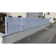 Clôture PVC ajourée Adonis - Lignes classiques et décoratives - Sur-mesure avec poteaux et traverses en aluminium_2