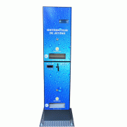 Distributeur de jetons TOTEM personnalisable - 3 ou 4 hopper universel, acceptation pièces et billets, système tiroirs sécurisé_2