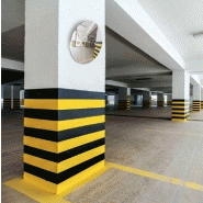 Miroir de sorties de garage - contrôle 2 directions - vision 90° - Ø 300 mm - usage intérieur et extérieur_2