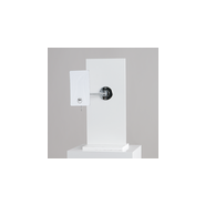 Miroir Techno 1 - bras pivotant simple face - grossissement 3x - largeur 132 mm - laiton chromé_2