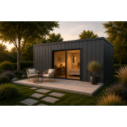 Studio de jardin en container/T1 pour le logement d'un adolescent, d'un étudiant ou d'une personne âgée_2